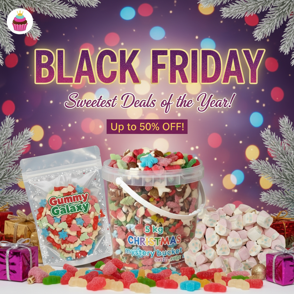 Black Friday Sweet Deals 2025: 30% Off All Gummies, Sweets & Christmas Treats