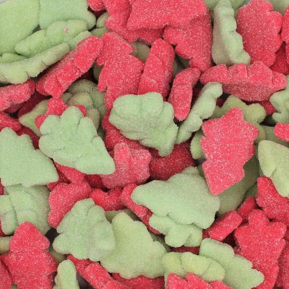 Fizzy Christmas Trees are vibrant, fruity, and tangy chewy sweets shaped like iconic Christmas trees. Coated in a fizzy sugar layer, these treats bring a playful, effervescent twist to festive celebrations, making them perfect for sweet bags, stocking fillers, party bowls, and holiday-themed pick-and-mix collections