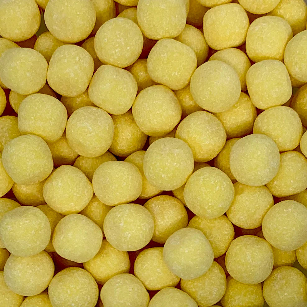 Gummy Galaxy Bonbon Lemon candies featuring bright yellow lemon-flavored gummies in clear wrapping.