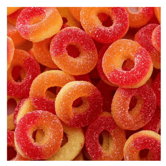 Fizzy Peach Rings - Gummy Galaxy