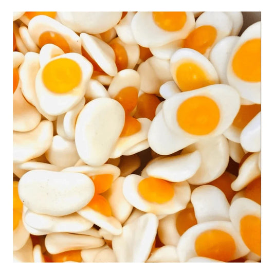 Fried Eggs Sweets – Soft, Chewy &amp; Full of Retro Charm - Gummy Galaxy
