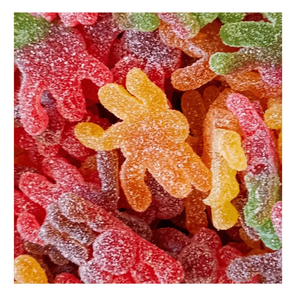 Gummy Galaxy Fizzy Spiders candy bag with colorful, fizzy sweet spider-shaped gummies in a 100-gram pack.