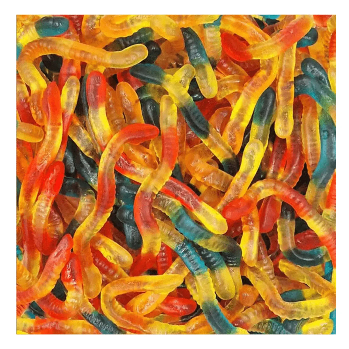 Colorful Gummy Galaxy Jelly Snakes in a 100-gram pack, soft jelly sweets with vibrant snake shapes and fruity flavors.